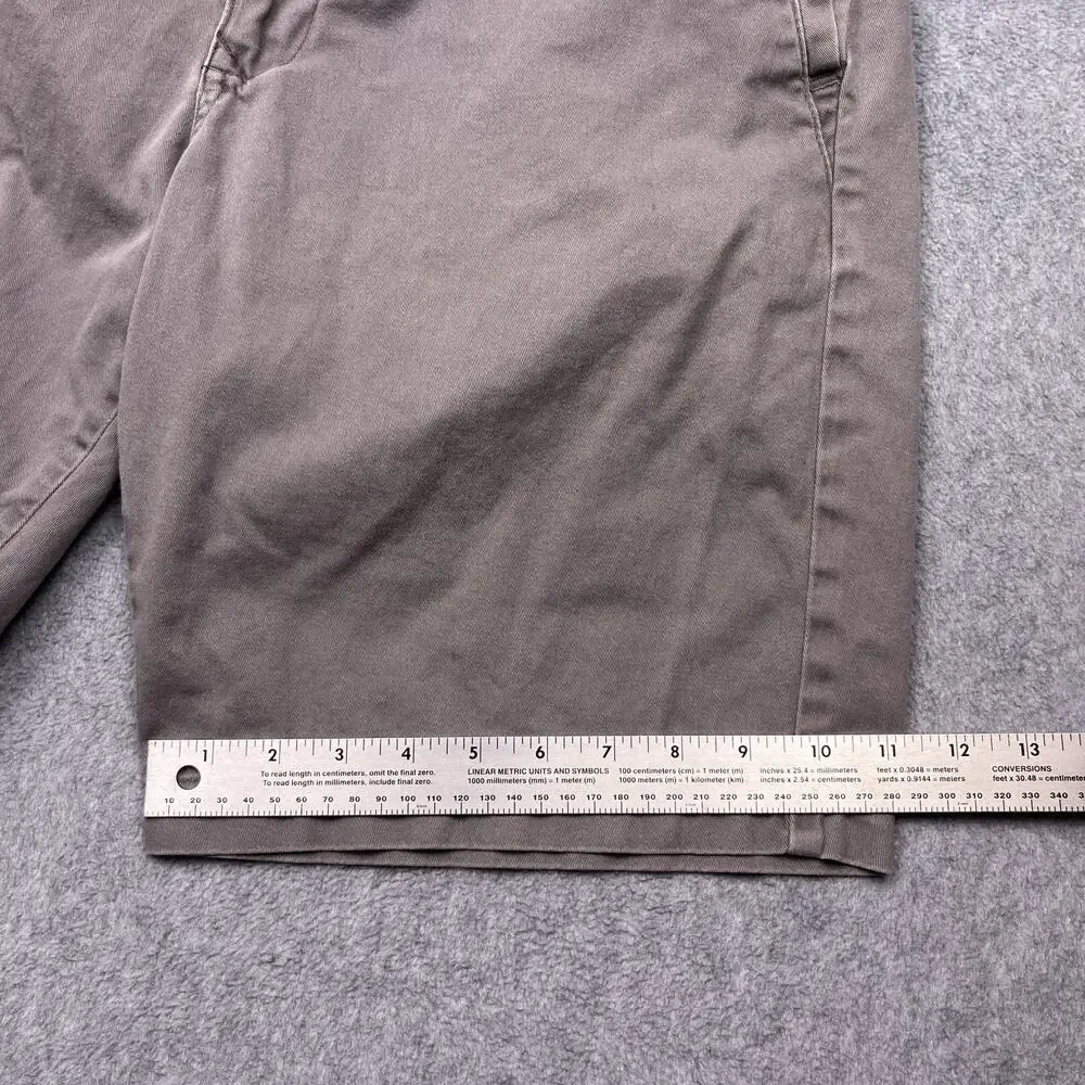 Tommy Bahama Chino Shorts Mens 33 Gray Classic Stretch